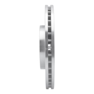 Acura RL Brake Rotor (1) - Front Right - R1 Concepts - Drilled & Slotted - Silver - `99-`04